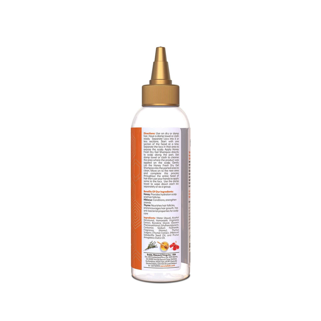 Taliah Waajid Love My Locs Honey Fresh Dry Gel Shampoo 4oz | No-Rinse Scalp Cleanser