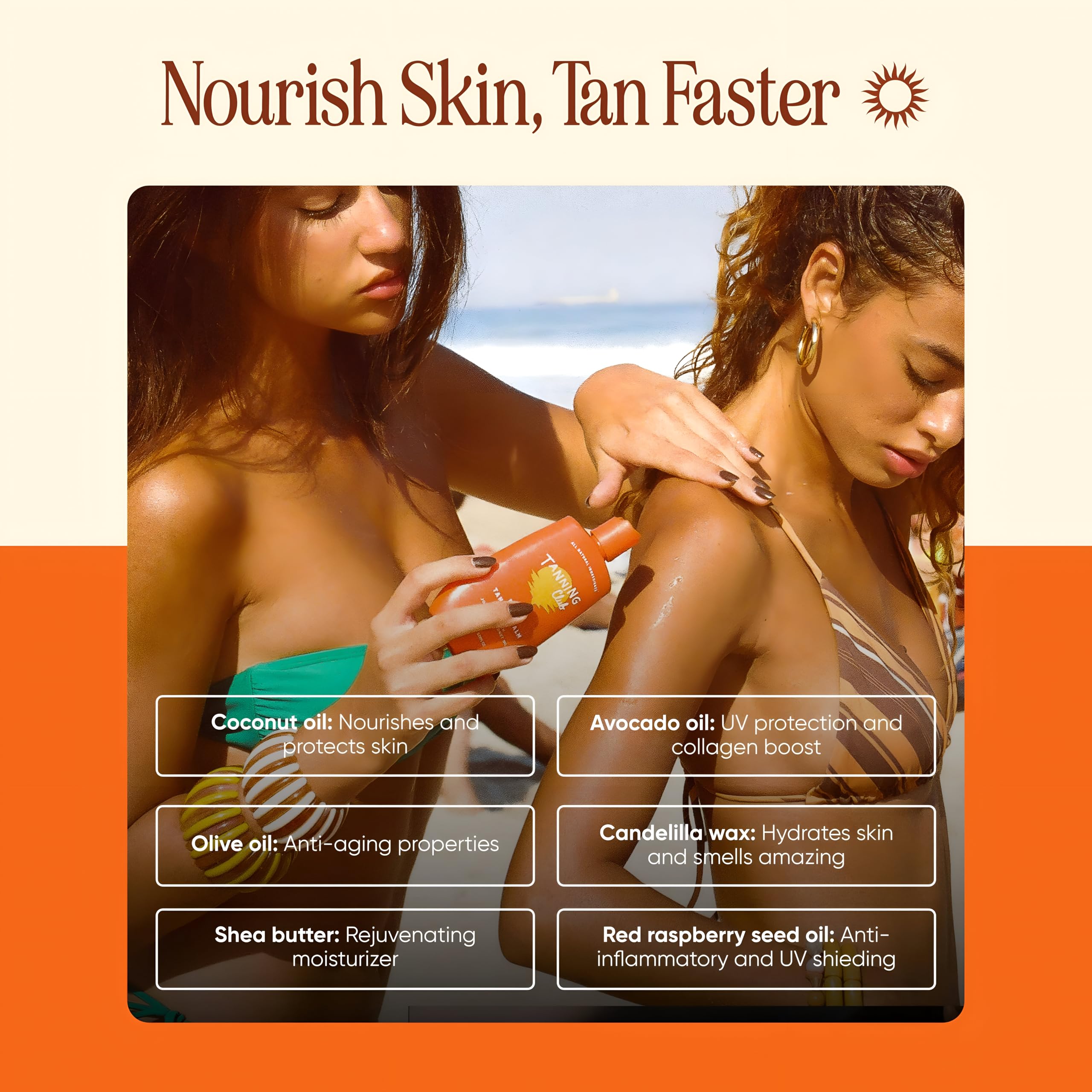 Tanning Club Royal Tanning Balm – Hydrating Gel with Jojoba & Coconut Oil (150 ml)