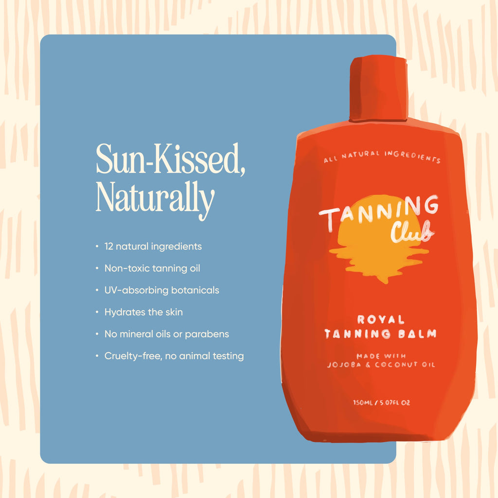 Tanning Club Royal Tanning Balm – Hydrating Gel with Jojoba & Coconut Oil (150 ml)