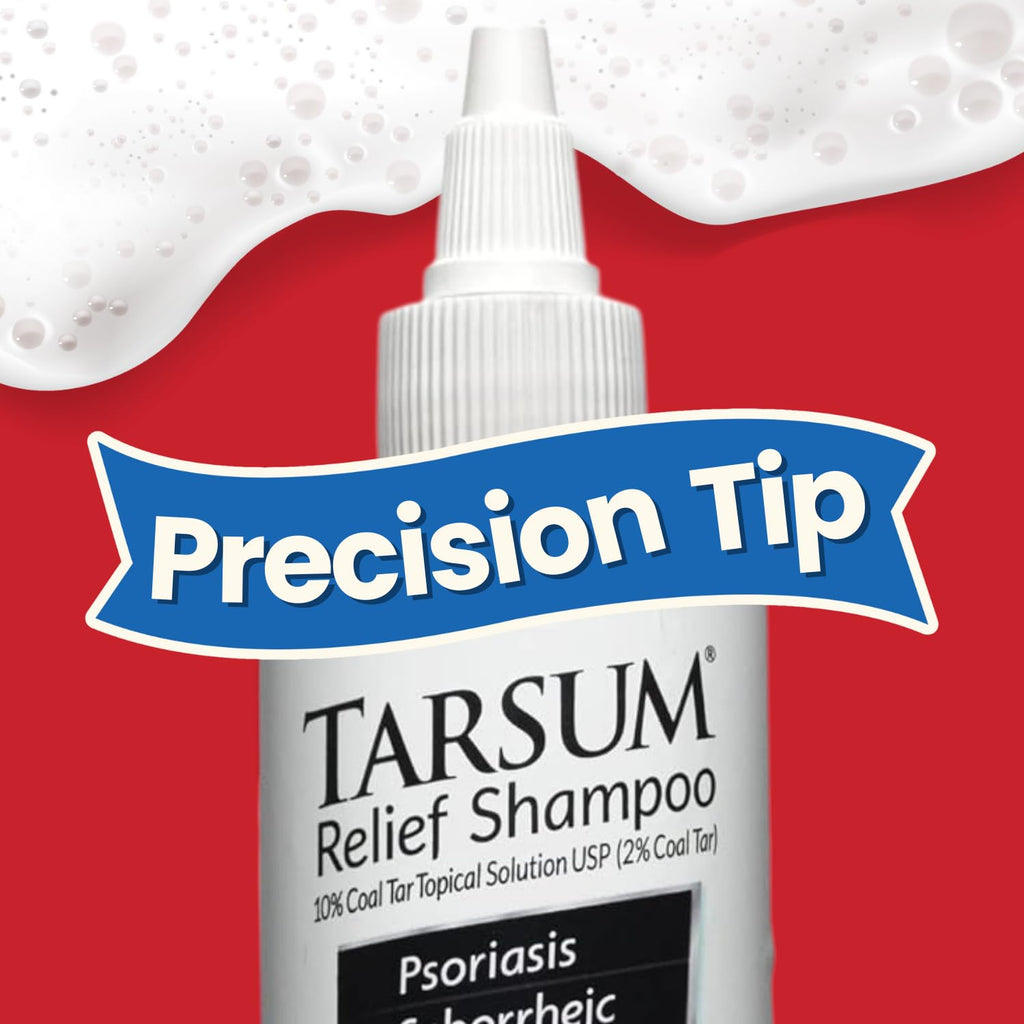Tarsum Extra Strength Psoriasis Shampoo – Coal Tar Scalp Care for Flaky, Itchy Scalp (4 oz)
