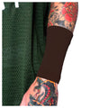 Tat2X Ink Armor Forearm 6-Inch Tattoo Cover Up Sleeve – No-Slip Gripper, Made in USA, Brown Town, Single Sleeve