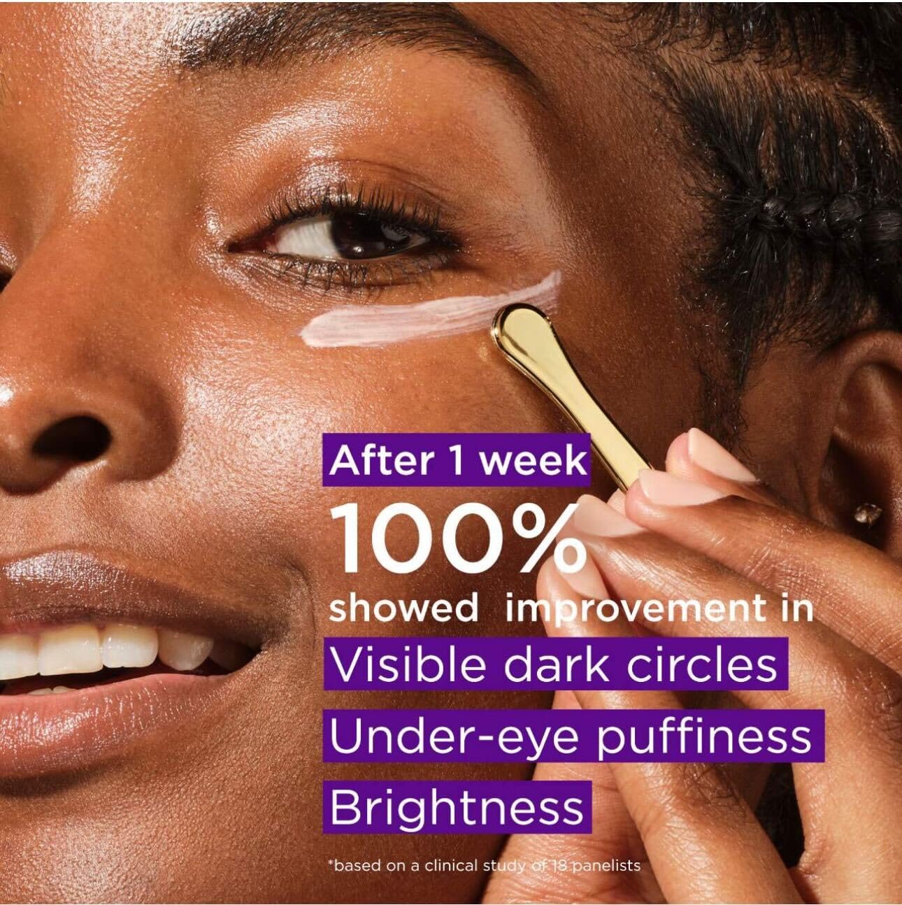 TATCHA The Brightening Eye Cream | Brightening & Dark Circle Reduction with Vitamin C for Bright, Firm Under-Eyes, 15 ml / 0.5 fl oz