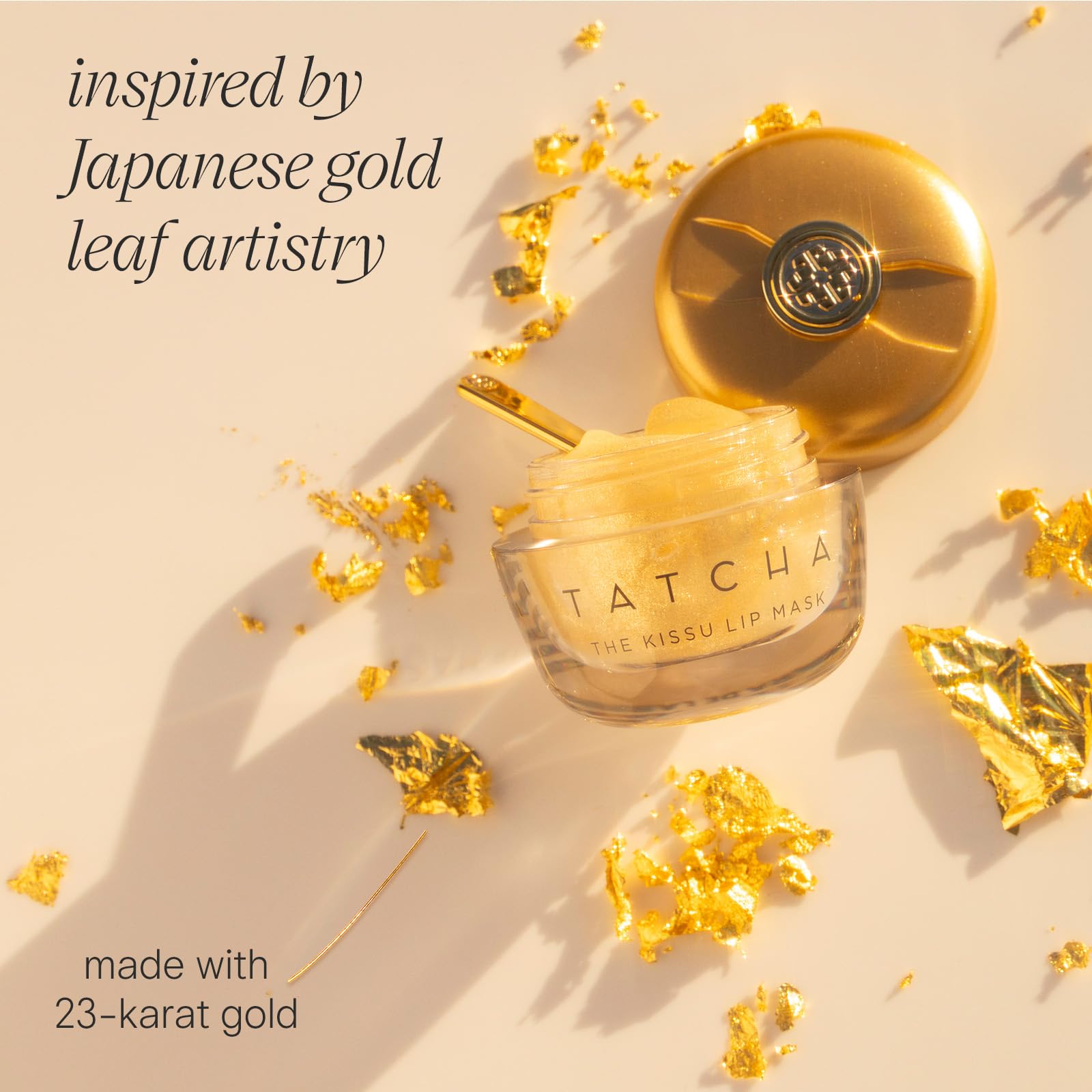 TATCHA Kissu Gold Leaf Lip Mask | Limited-Edition Restorative Shimmer