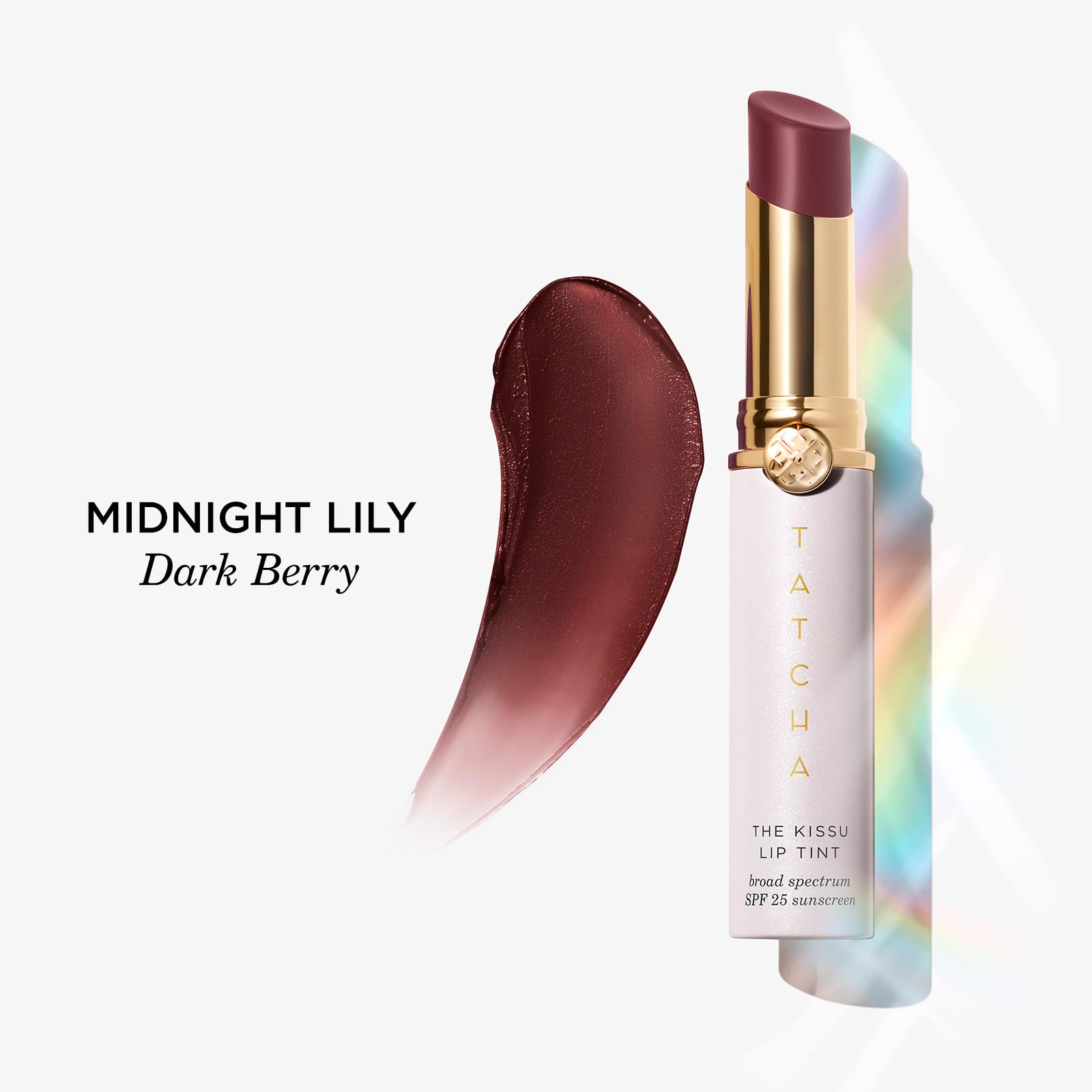 TATCHA Kissu Lip Tint SPF 25 Midnight Lily – Hydrating Tint Lip Sunscreen