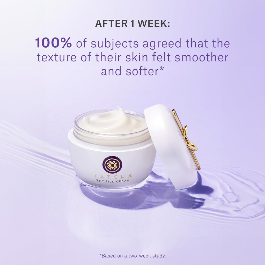 TATCHA Silk Cream Travel Size | Mini Hydrating Silk-Cream for Dry & Aging Skin | 15 ml