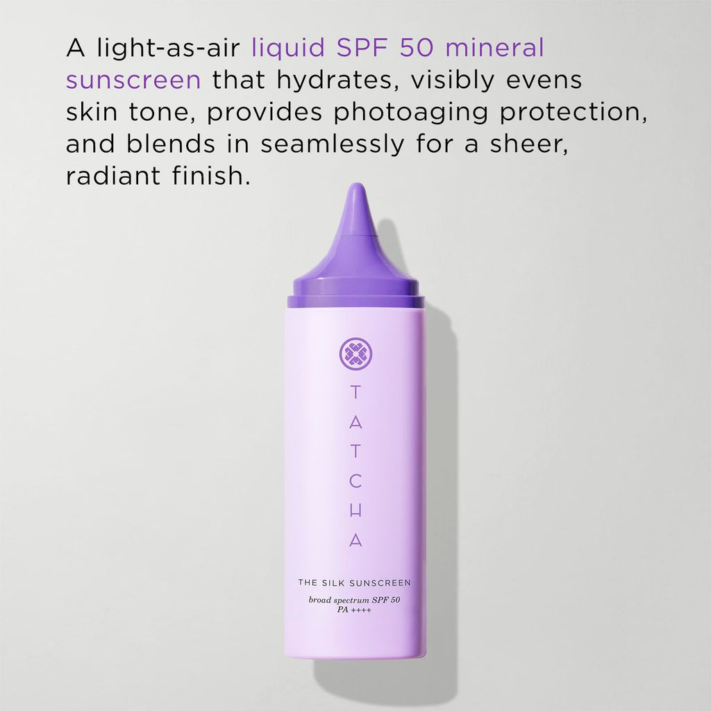 TATCHA The Pure Pores Set | Matcha Cleanse, Water Cream & Silk Sunscreen with Clarifying Japanese Ingredients