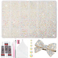 Tatiwoo 20,000 Transparent Flatback Jelly Rhinestones – Mixed Sizes for DIY Bedazzling