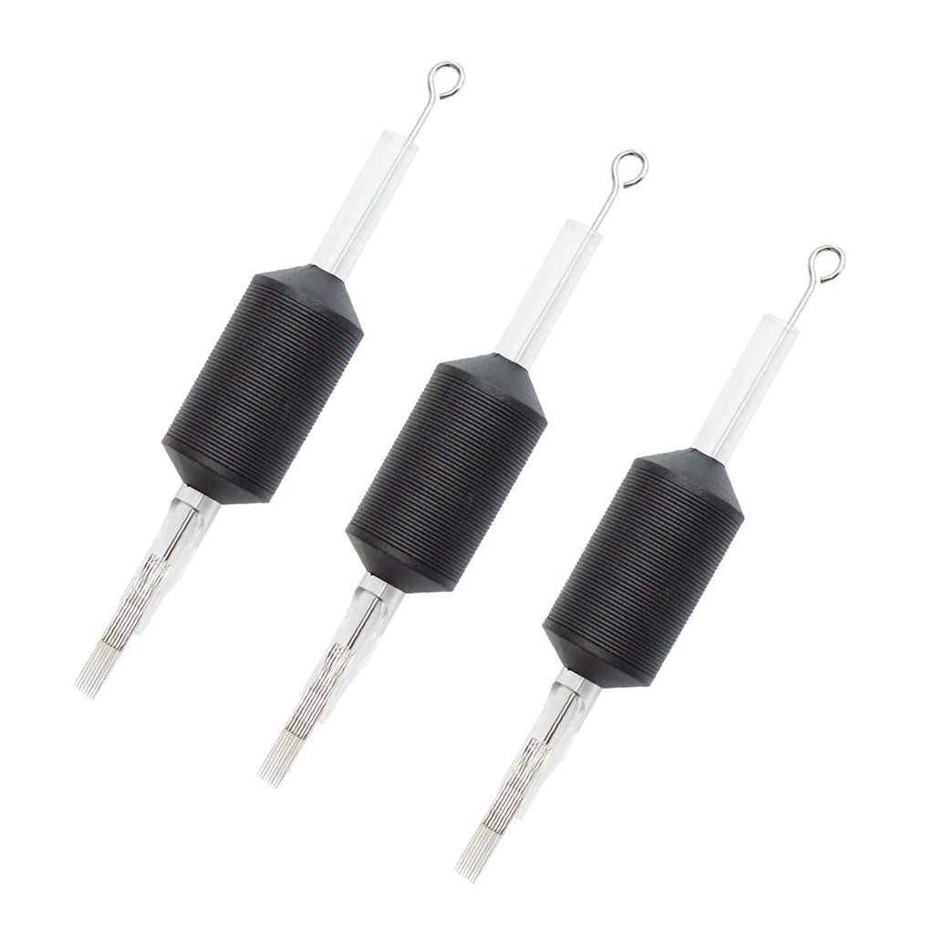 Tatmax International 20Pcs 1 Inch Tattoo Needle & Tube Combo – 5M1 7M1 9M1 11M1 13M1 15M1