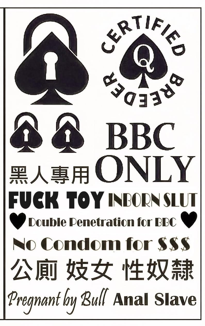 Tavens BBC Queen of Spades QoS 4 Sheets Temporary Tattoos – 57 Counts, 15x21cm