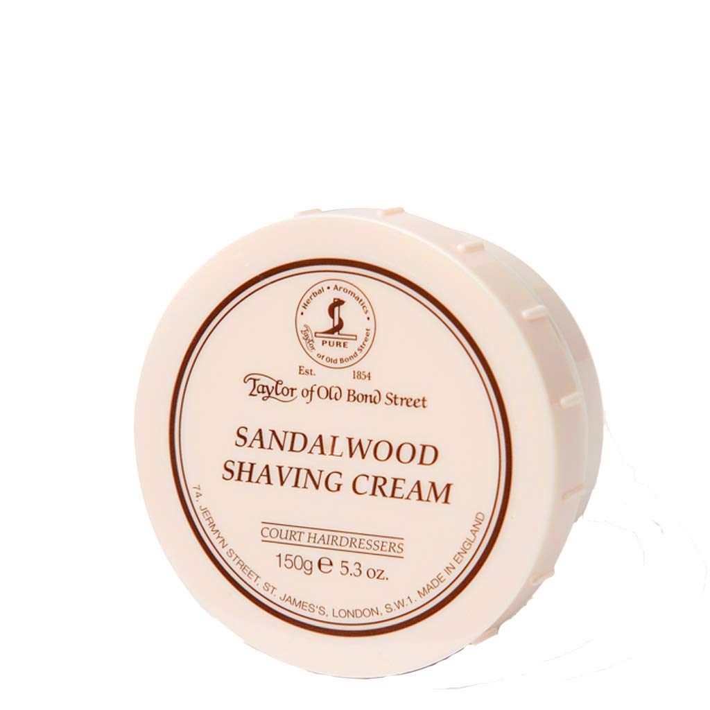 Taylor of Old Bond Street Sandalwood Shaving Bowl – 5.3oz, 3-Pack