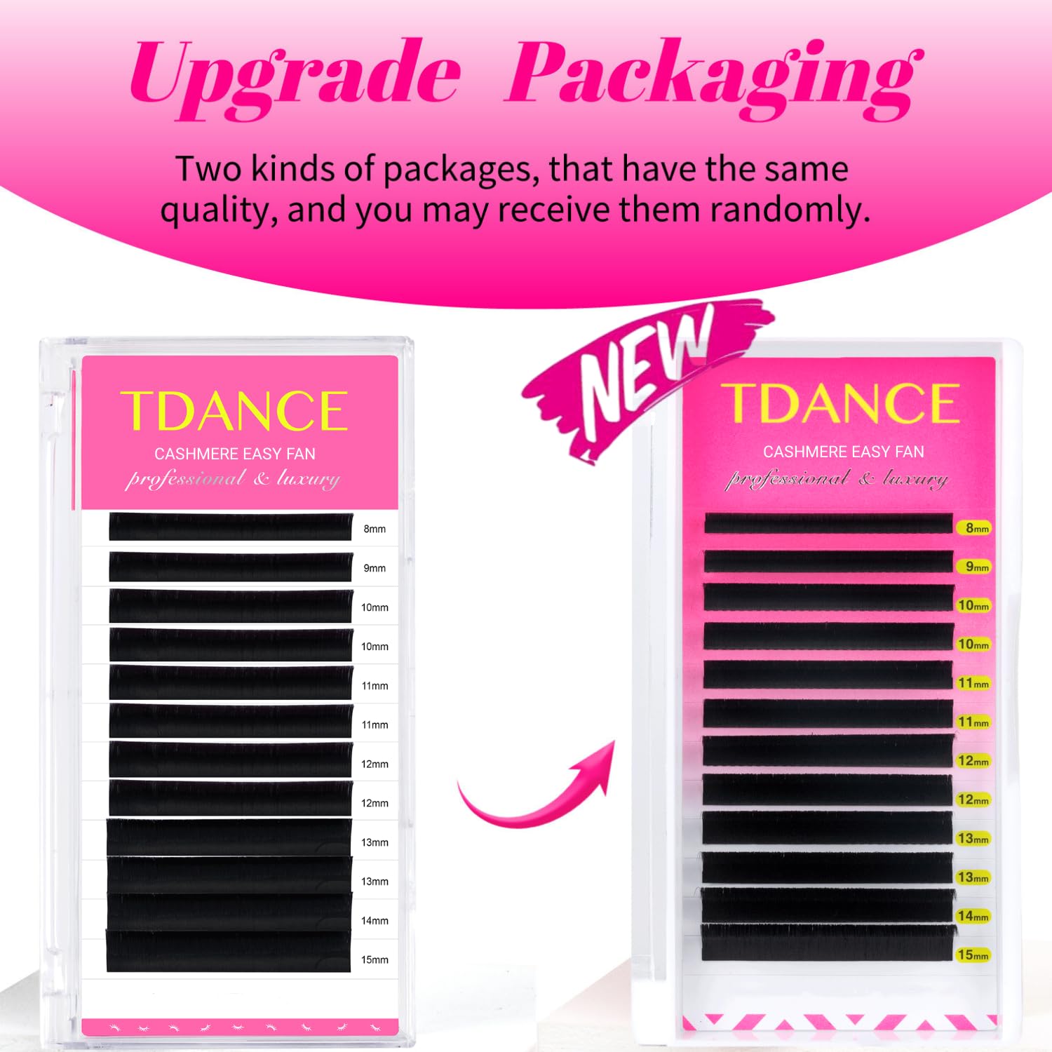 TDANCE Cashmere Easy Fan Lashes 0.03mm D Curl 10mm — Lightweight Mega Volume for Professionals