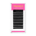 TDANCE Matte Black Lash Extensions – CC/DD Curl, 0.03-0.18mm Thick, 19mm Length, Professional Salon Use
