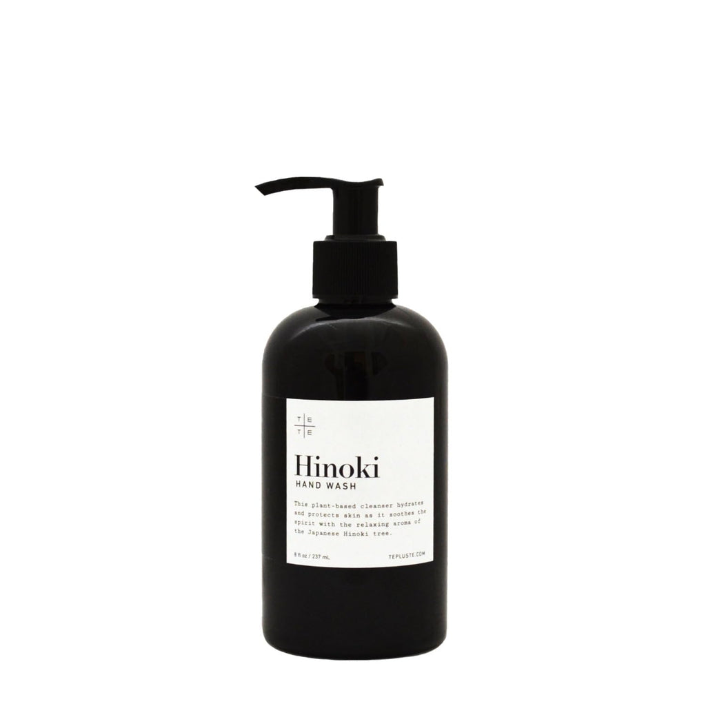 TE + TE Hinoki Hand Wash with Pure Japanese Hinoki Essential Oil | Gentle Plant-Based Cleanser