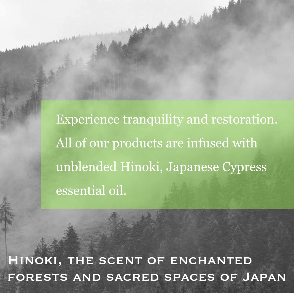 TE + TE Hinoki Hand Wash with Pure Japanese Hinoki Essential Oil | Gentle Plant-Based Cleanser