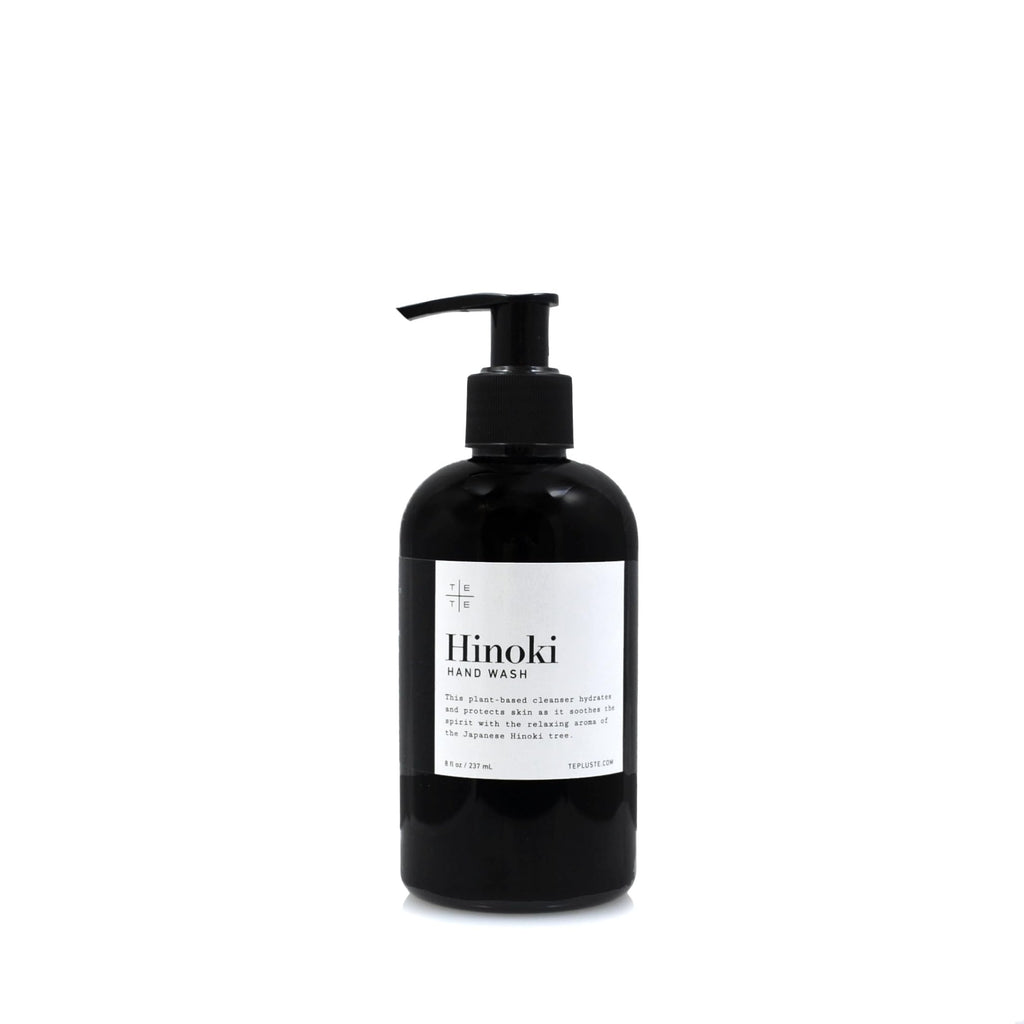 TE + TE Hinoki Hand Wash with Pure Japanese Hinoki Essential Oil | Gentle Plant-Based Cleanser