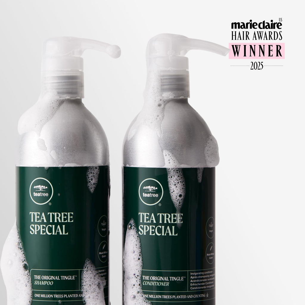 Tea Tree Special Conditioner Aluminum Bottle – Detangles, Smooths & Softens Hair All Hair Types 16.9 fl oz