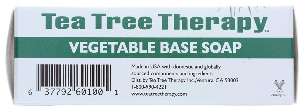 Tea Tree Therapy Pack of 8 Vegetable Base Soap with Tea Tree Oil – 3.9 oz