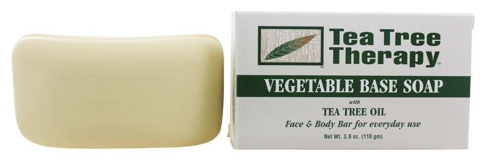 Tea Tree Therapy Pack of 8 Vegetable Base Soap with Tea Tree Oil – 3.9 oz
