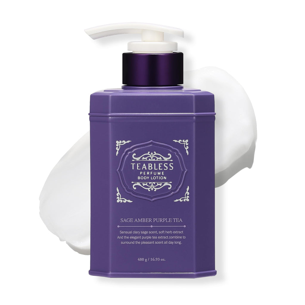 TEABLESS Sage Amber Purple Tea Lotion – Daily Moisturizer for Dry & Sensitive Skin