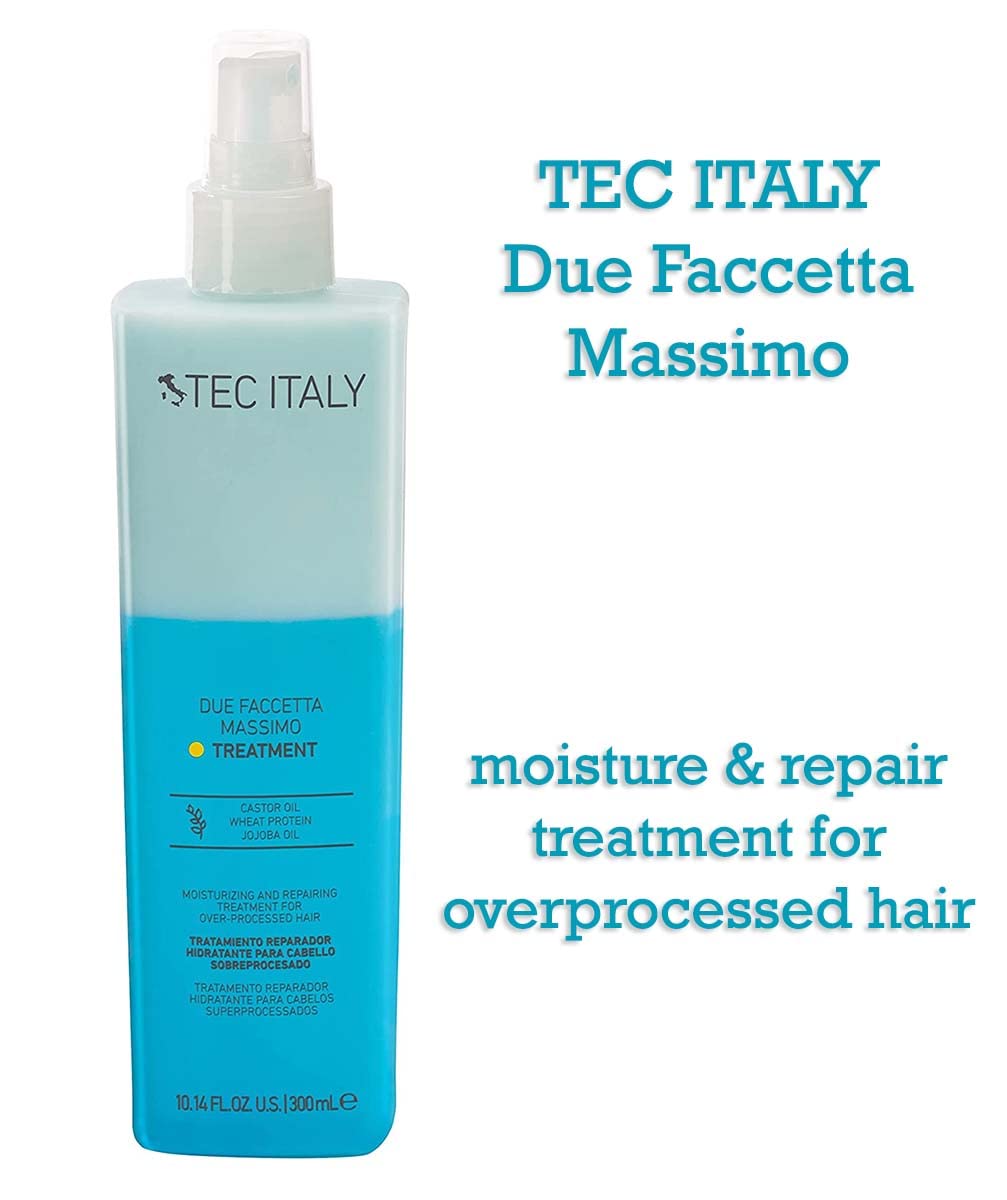 Tec Italy Heal Dimension – Due Faccetta Massimo Hydro Nourishing Treatment for Damaged Hair, 300ml