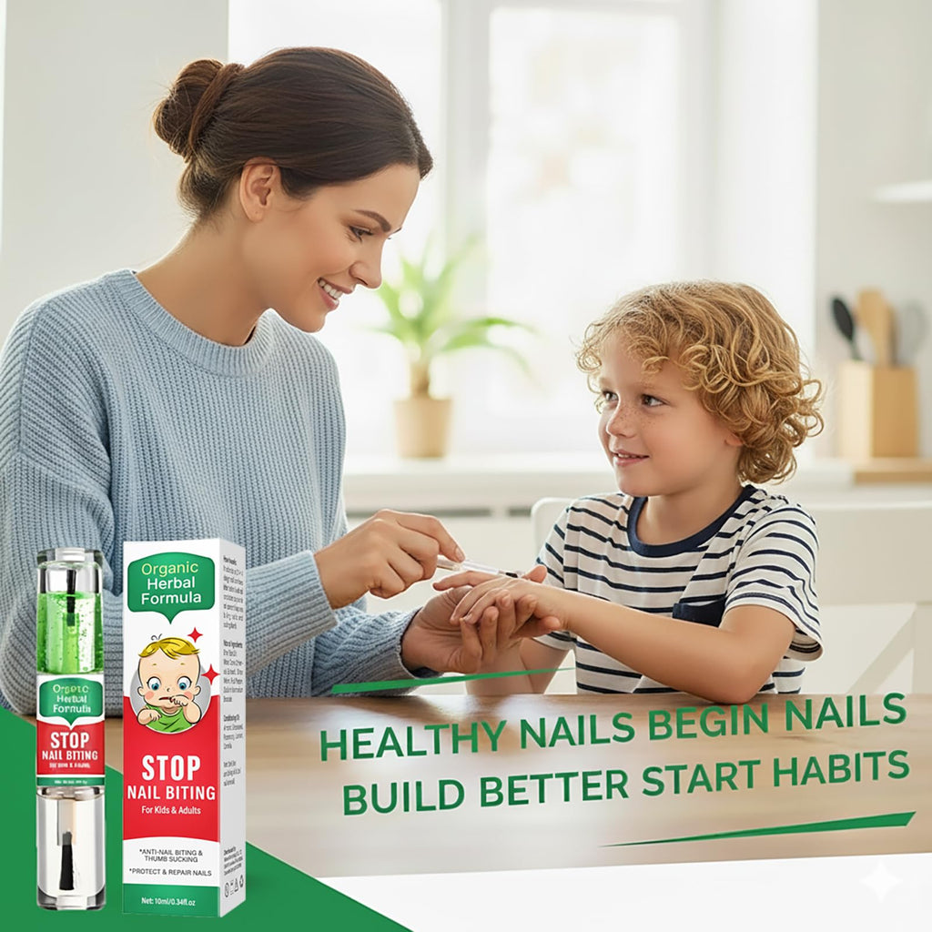 TEELAMP Nail Biting Treatment for Kids – 10 ml Bitter Deterrent, Dual Day & Night Care