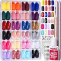 Teenitor Medium Square Press On Nails Kit – 576 Pcs, Glue, Tabs, Glitter & Matte Finishes