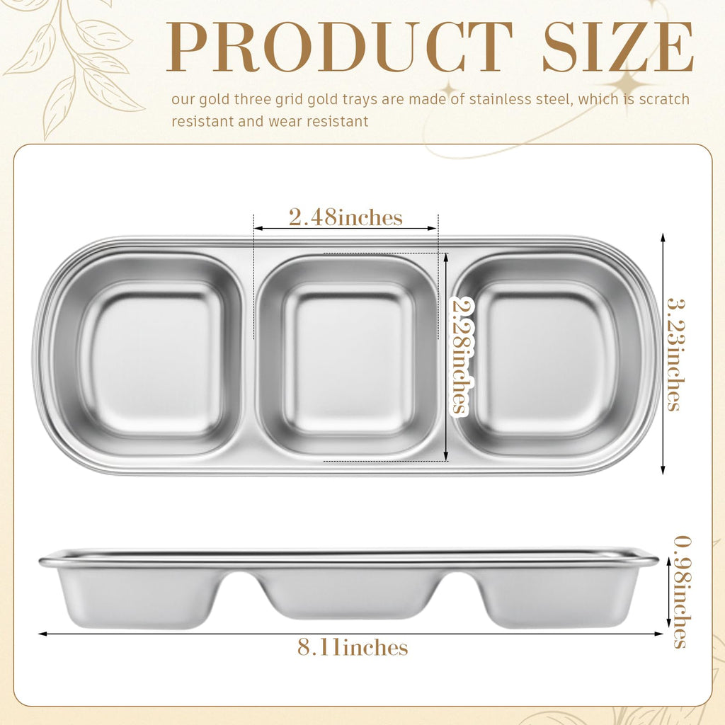 Teenyyou 4-Pcs Esthetician Bowls Set – Stainless Steel Face Mask Tray for Spa