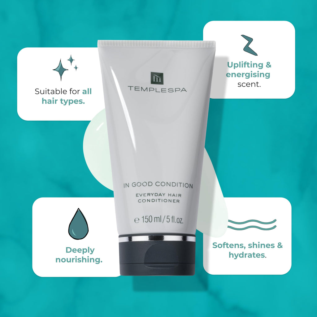 TEMPLESPA In Good Condition Luxury Hair Conditioner | Lightweight Nourishment, Paraben, Phthalate & Sulfate Free, Vegan & Cruelty-Free 5.0 fl oz