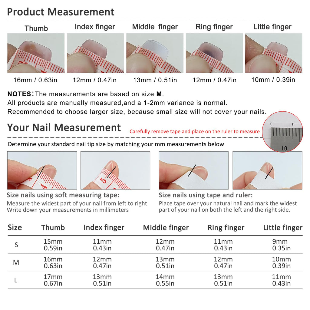 TENPAL Duckbill Press On Nails – Cat Eye Ocean Metal Design, 10-Piece Glitter Nails