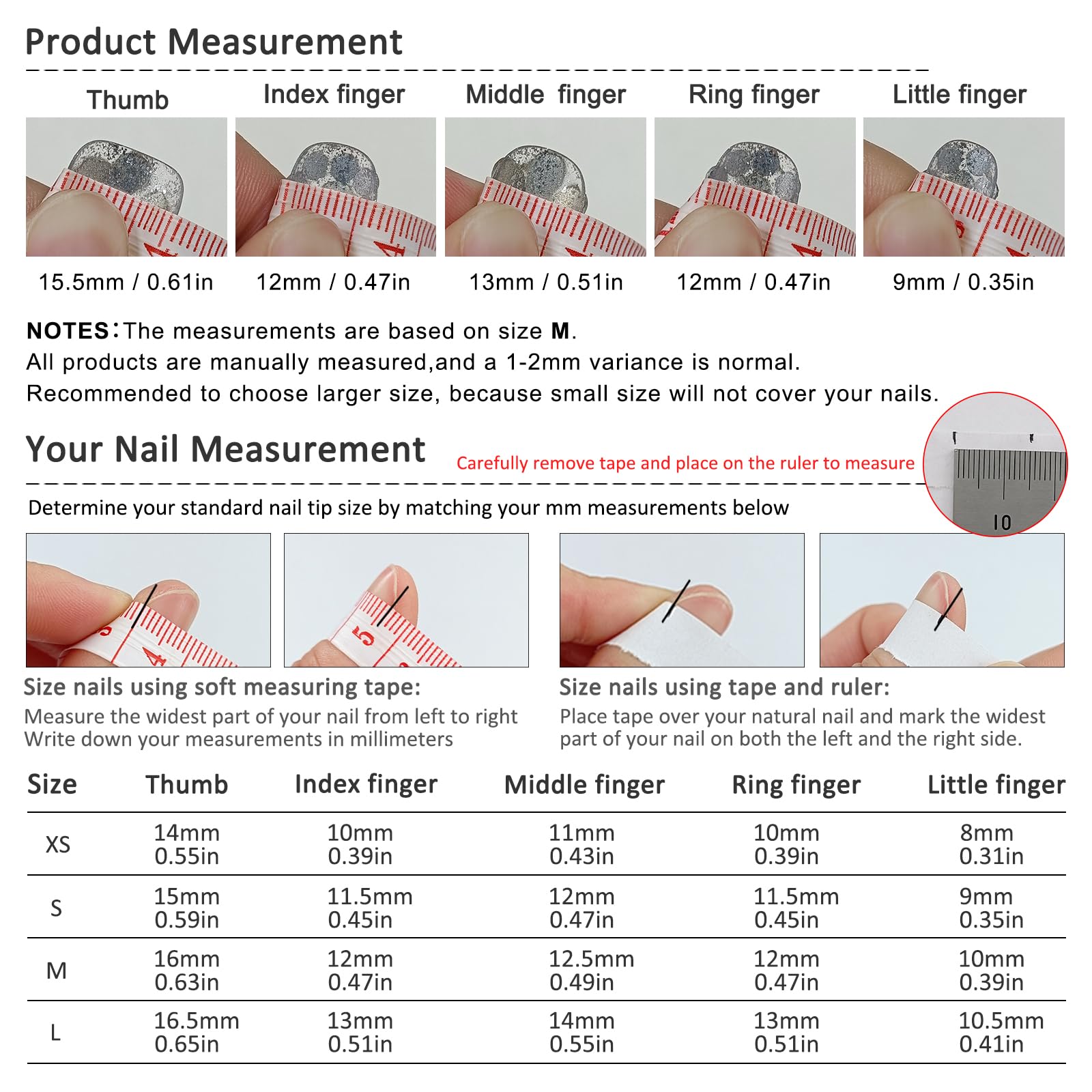TENPAL 10Pcs Luxury Press On Nails Long Stiletto – Full Cover Crystal Glitter Nail Set with Tools | Reusable Bridal & Party Nails XS