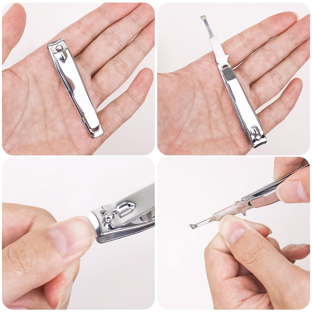 Terdey Individually Wrapped Nail Clippers – Stainless Steel, 50-Pack, 2.67in