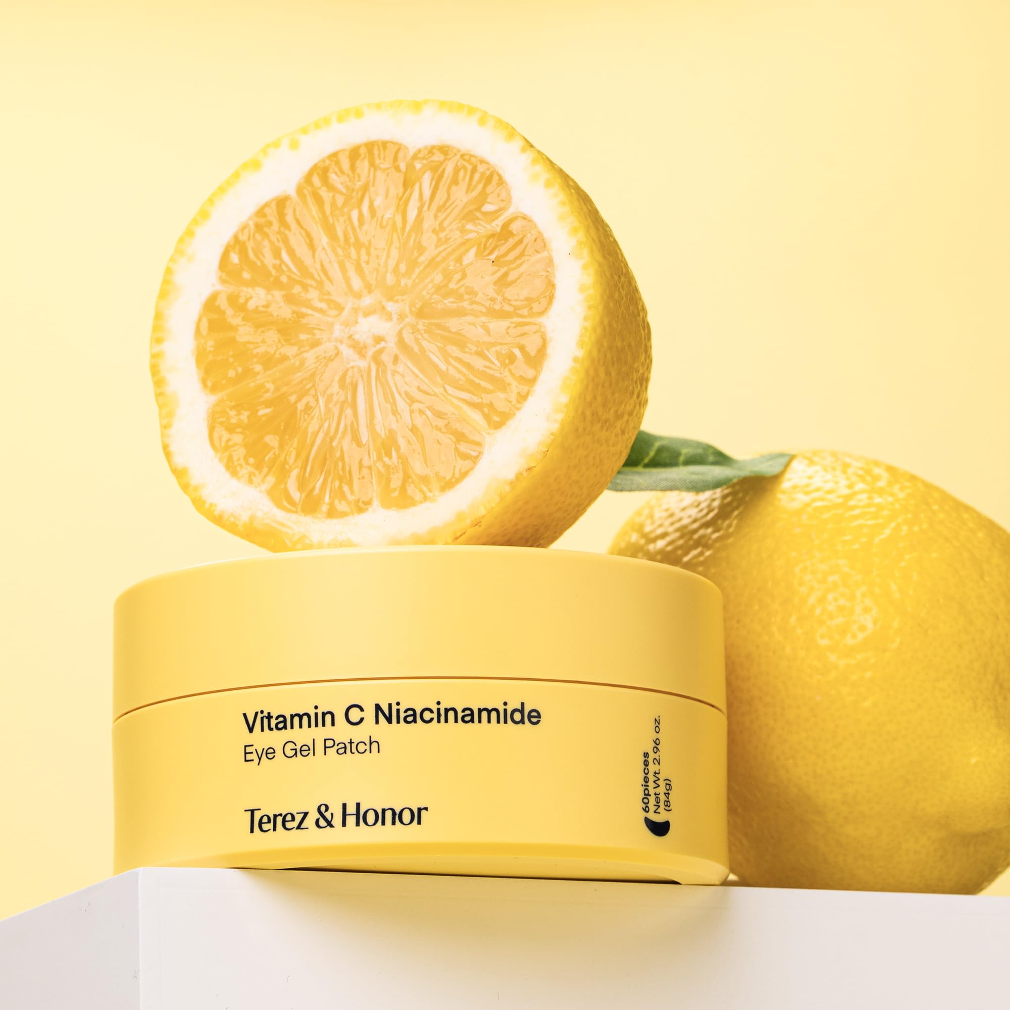 TEREZ & HONOR Vitamin C Eye Patches - 60 Pcs | Korean Brightening & Hydrating Under Eye Masks