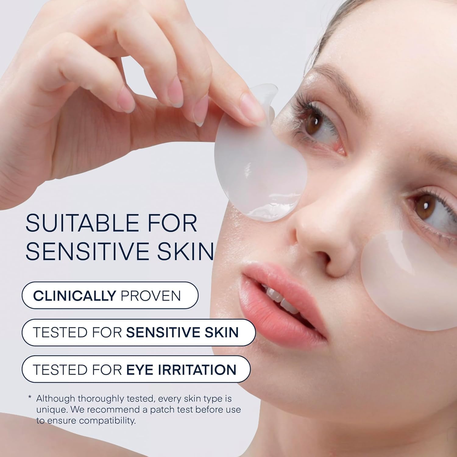 TEREZ & HONOR Eye Patches Gift Set – 3-Pack (x60) Korean Hydrogel Masks with Caffeine, Collagen & Vitamin C
