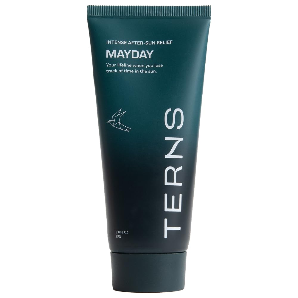 TERNS Mayday Intense After Sun Gel Cream – Fragrance-Free Sunburn Relief & Skin Repair (2 oz)