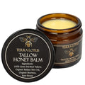 Terra Lotus Honey Tallow Balm — Organic Grass-Fed Beef Tallow & Raw Honey (Unscented, 2 oz)