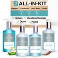 Terra Pure 1-Shoppe Infuse EcoBox All-In-Kit — White Tea & Coconut Soap, 4-Piece Hotel Amenities