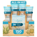 Terra Pure Aqua Organics Hotel Soaps & Toiletries Bulk Set – 150 Travel-Size Pieces (1oz Each)