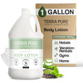 Terra Pure Green Tea Hotel Body Lotion - 1 Gallon for Hotels & Vacation Rentals | Refill Dispensers