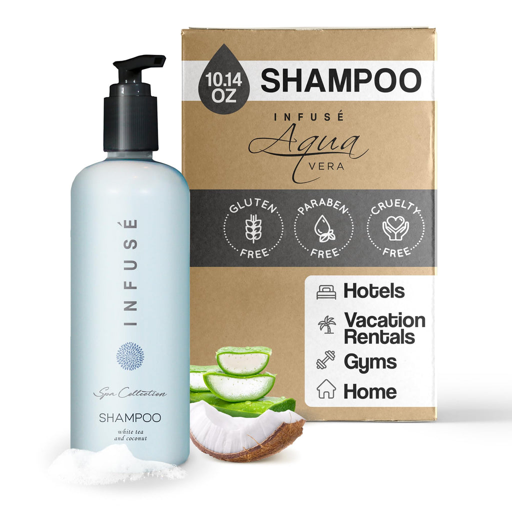 Terra Pure Infuse White Tea & Coconut Shampoo – 400 ml SINGLE