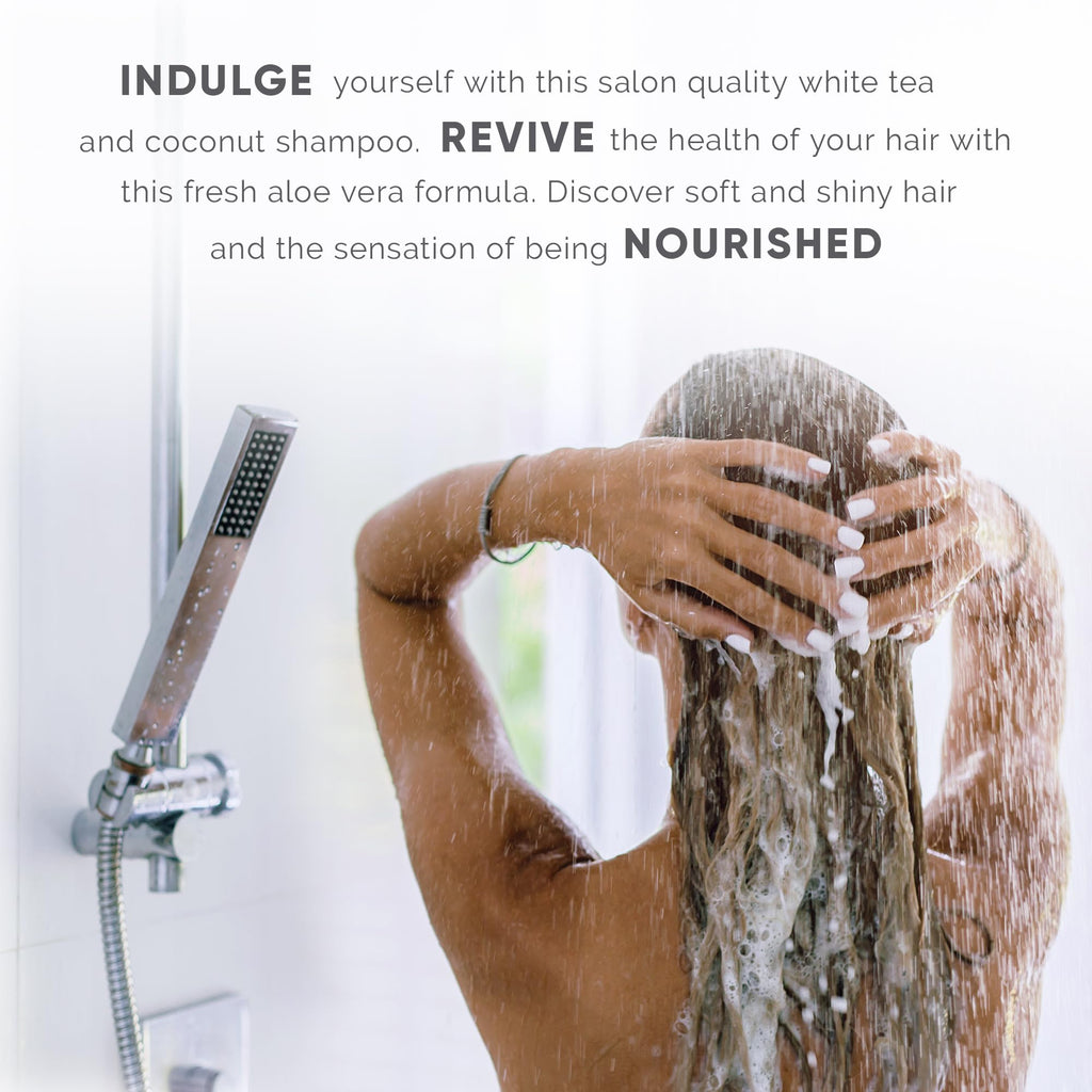 Terra Pure Infuse White Tea & Coconut Shampoo – 400 ml SINGLE