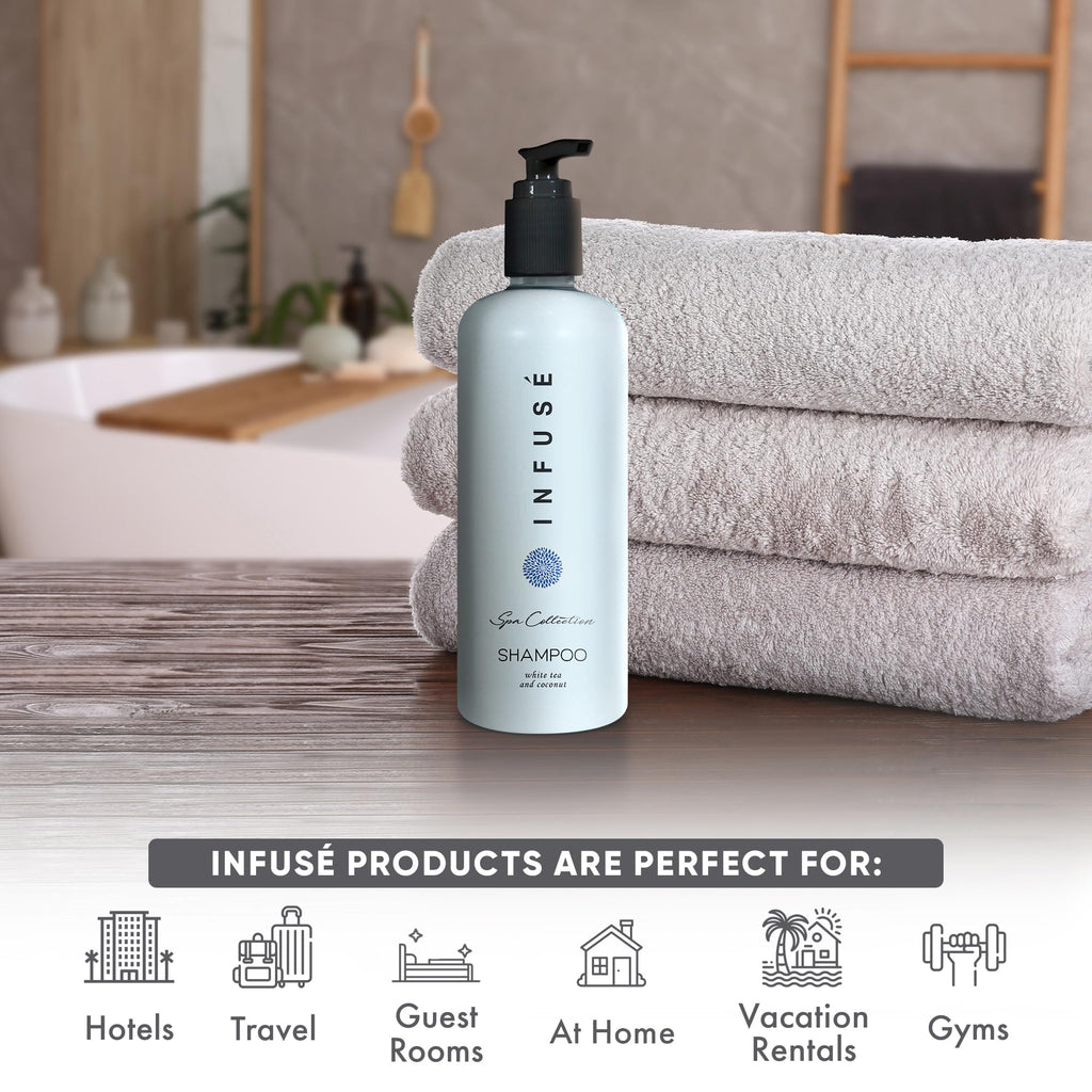 Terra Pure Infuse White Tea & Coconut Shampoo – 400 ml SINGLE