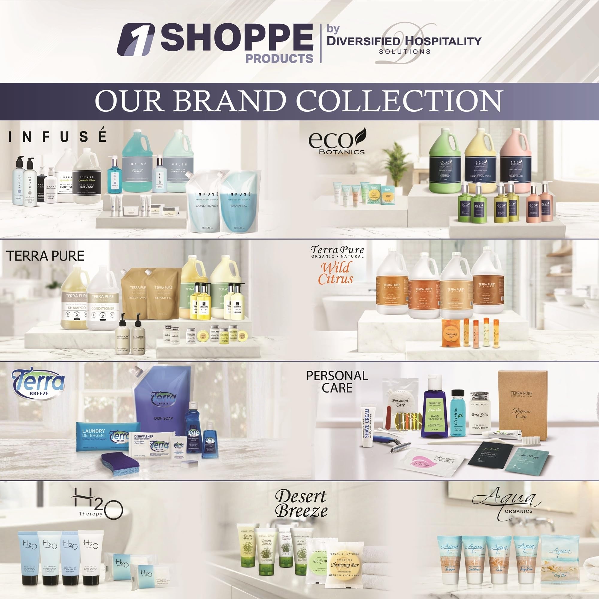 Terra Pure Travel Size Hotel Conditioner – 100 x 1oz Bottles, White Tea & Coconut