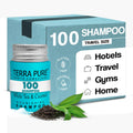 Terra Pure Travel Size Hotel Shampoo – 100 x 1 oz Bottles, White Tea & Coconut