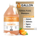 Terra Pure 1-Gallon Shampoo | Luxury Hotel Toiletry Bulk (128 oz) | Refill Dispensers