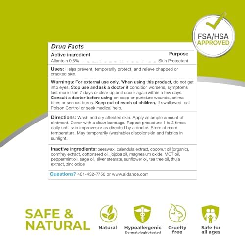 Terrasil Foot Ulcer Cream & Sore Relief – 3oz, 3X Power, Natural Soothing for Ulcers