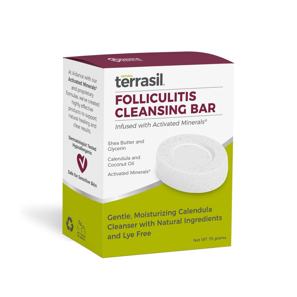 Terrasil Folliculitis Soap – All-Natural Follicle Care, Dermatologist Tested