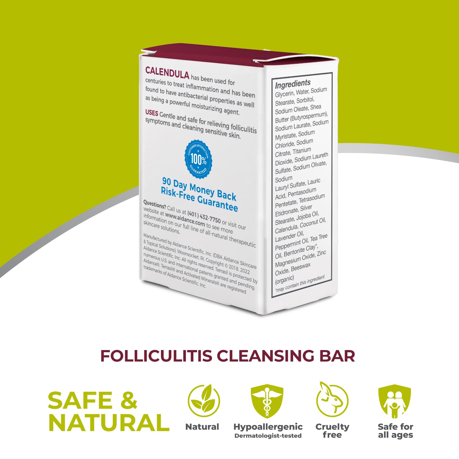 Terrasil Folliculitis Soap – All-Natural Follicle Care, Dermatologist Tested