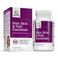 Terry Naturally Hair, Skin & Nails Essentials – Biotin & Aronia Berry – Gluten-Free & Dairy Free – 60 Softgels