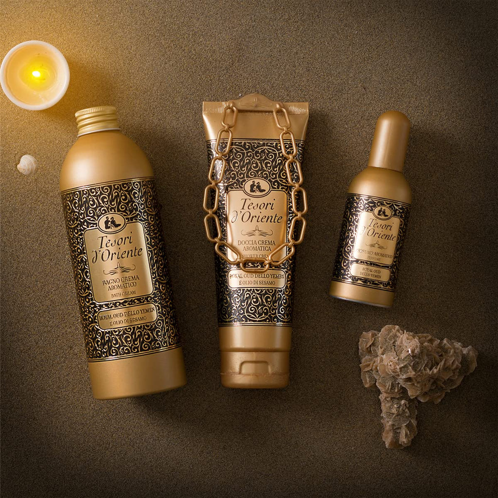 Tesori d'Oriente Royal Oud Dello Yemen Bath Cream with Sesame Oil – 500ml