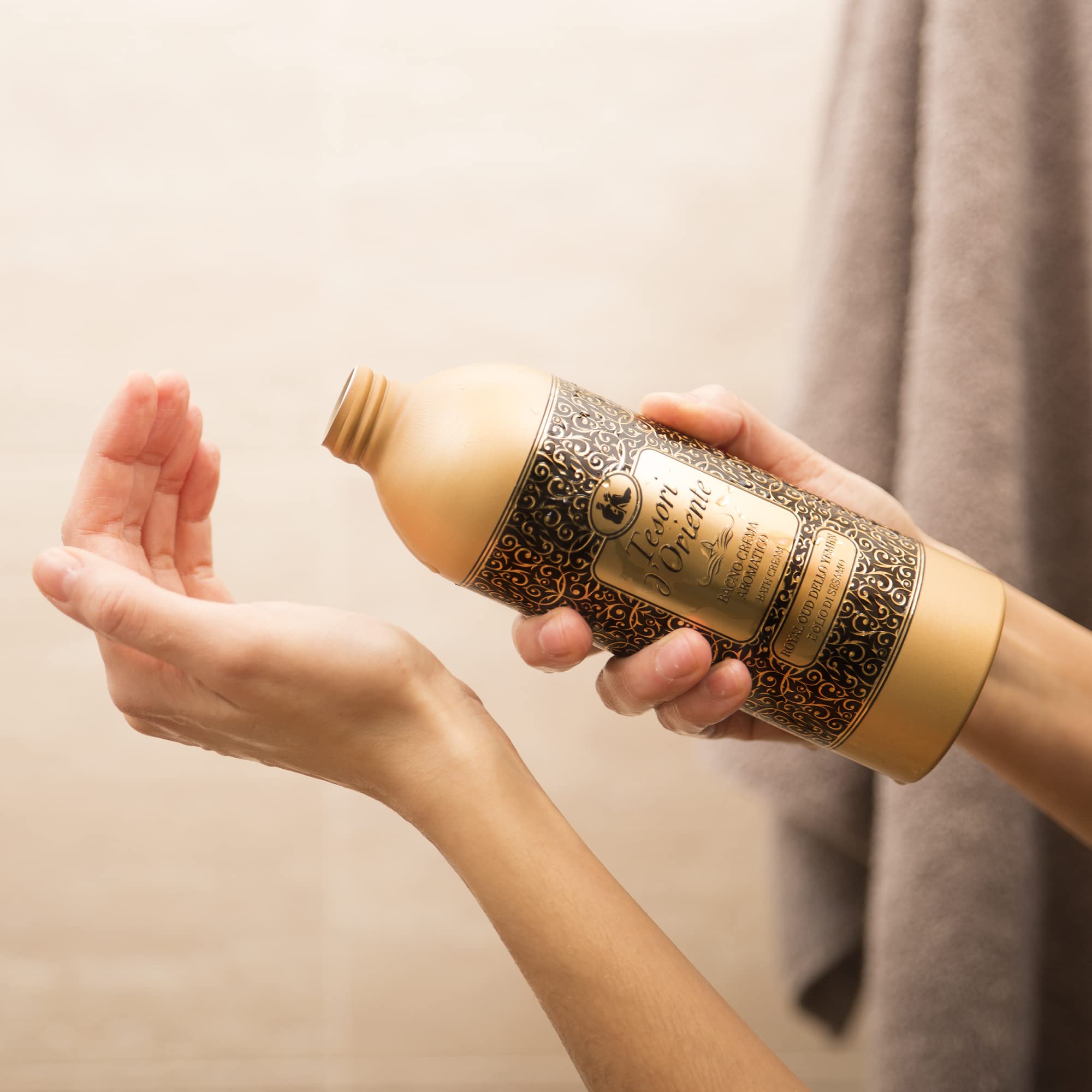 Tesori d'Oriente Royal Oud Dello Yemen Bath Cream with Sesame Oil – 500ml